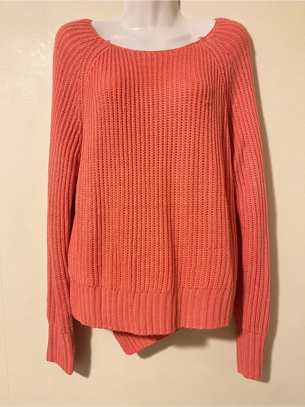 Rue21 Coral Scoop Neck Knit Sweater Size M NWT